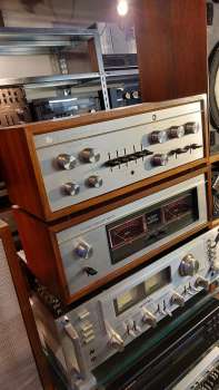 Preview: LUXMAN 350 High-End Preamp Vorverstärker Holz Japan 1974
